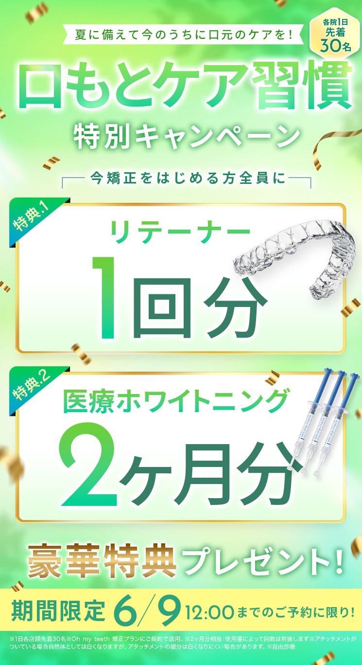 口もとケア習慣特別キャンペーン