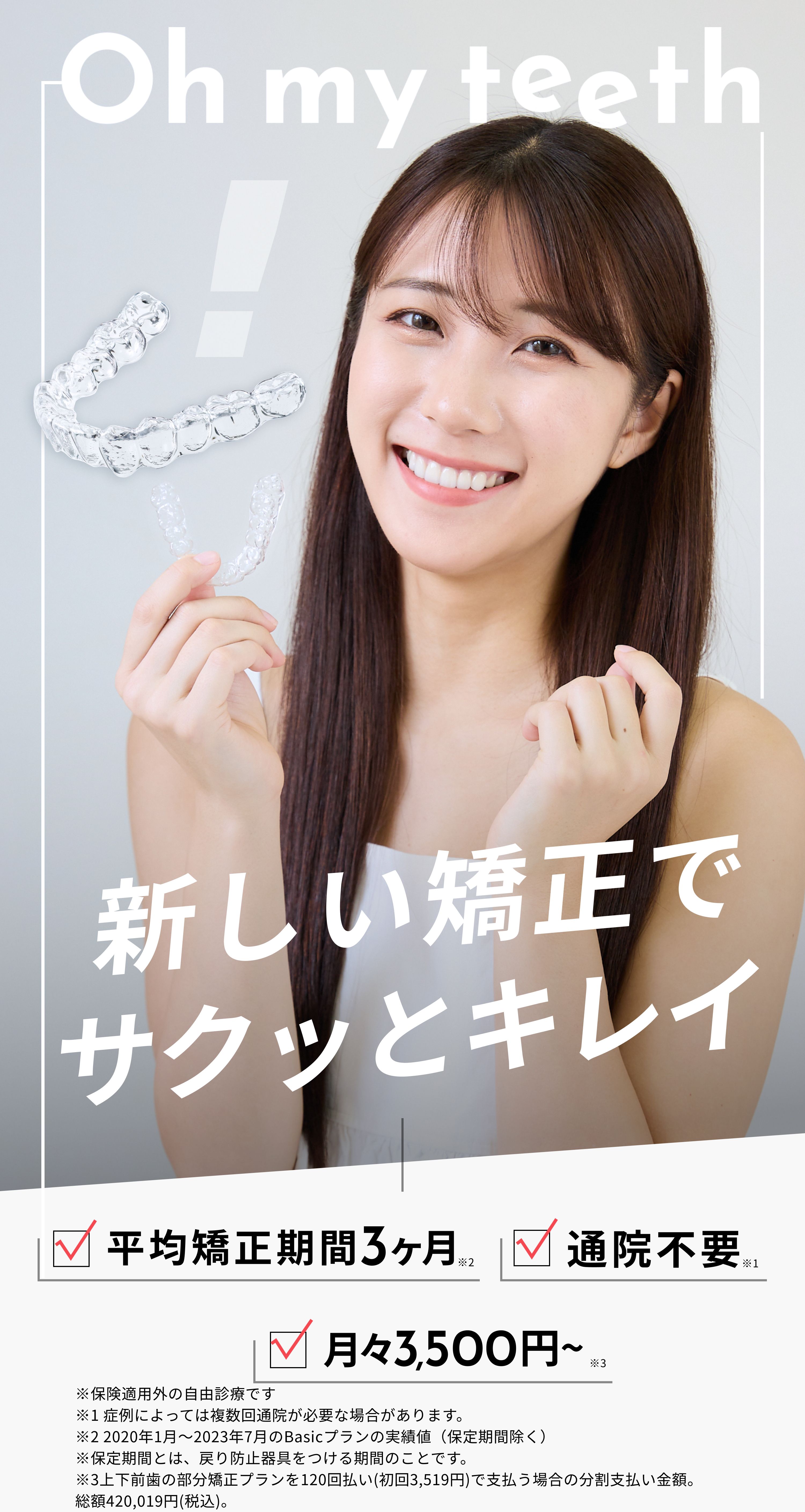 新しい矯正